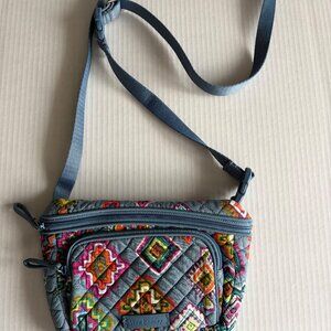 Vera Bradley belt bag in the vibrant "Painted Medallions" pattern, discontinued.